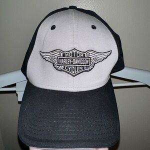 New Era Unisex Black-Gray Harley-Davidson Fitted Hat